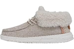 HEYDUDE Hey Dude Wendy Fold Youth | Girl's Loafers | Girl's Slip On Shoes | Comfortable & Light Weight