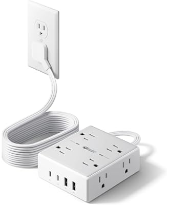 12-in-1 Surge Protector Power Strip 10ft