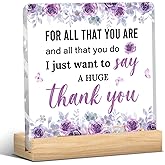 YYDS Purple Inspirational Gifts for Women,Motivational Desk Decor,Appreciation Gifts,Thank You Gift for Women Teacher Employee Coworker Nurse Friend Desk Table Shelf Acryic Decor