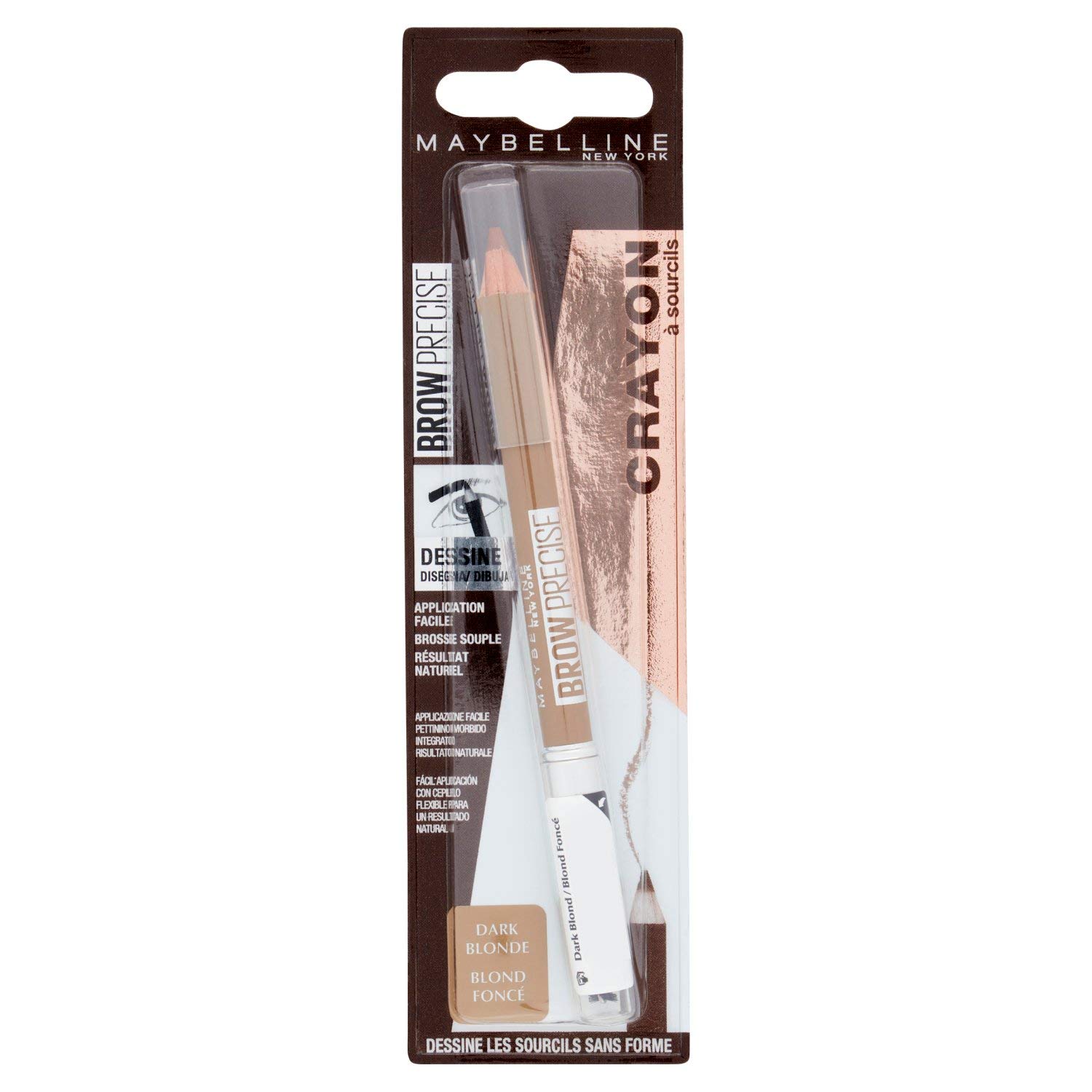 Gemey Maybelline Eye Studio Master Shape Eyebrow Pencil Dark Blond