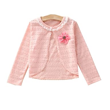 Amazon Yusasa ユササ 子供服 ガールズ 女の子ボレロ 小花モチーフ