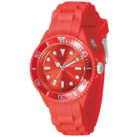 Madison New York Unisex-Armbanduhr Candy Time Mini Analog Silikon L4167-11/3