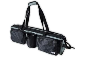 YogaAddict Yoga Mat Tote Bag Supreme and Carriers with Pocket & Zipper, 30" Long, Extra Large, Fit Most Mat Size, Pilates, Gym, Compartment for Yoga Block, Easy Access