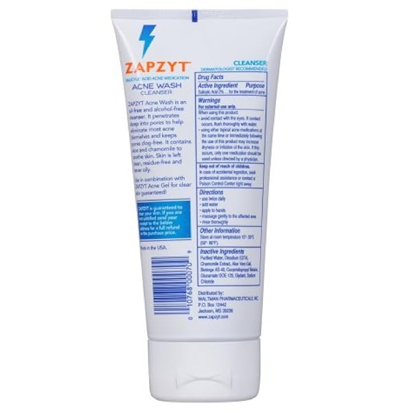 ZAPZYT ACNE WASH 6.25 OZ