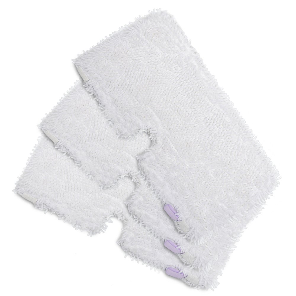 OuyFilters OxoxO Washable Microfiber Cleaning Mop Pads Replacement Steam Mop Pad Covers For Shark Steam Pocket Mops S3550 S3901 S3501 S3601 (12.5 x 7 in)