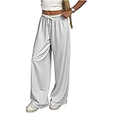 SOLY HUX Girl's Baggy Sweatpants Drawstring Elastic Waist Wide Leg Casual Long Pants