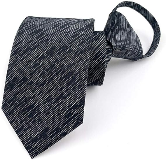 Amazon 7cmメンズビジネスウェディングネクタイフリーノットレイジージッパーネクタイウエスタンアクセサリー ネクタイ 通販