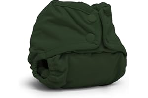Kanga Care Rumparooz Double Leg Gusset Reusable Cloth Diaper Cover Newborn Snap | Pine 4-15 lbs