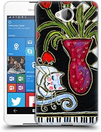 Official Wyanne Kitty Asleep On The Piano Cat Hard Back Case for Microsoft Lumia 650 / Dual SIM