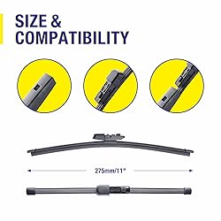 5 PLUS Rear Wiper Blade 11 Inch(A282H) Original
