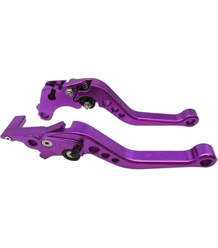 Amazon.com: Blue CNC6 Position Shorty Brake Clutch Lever for