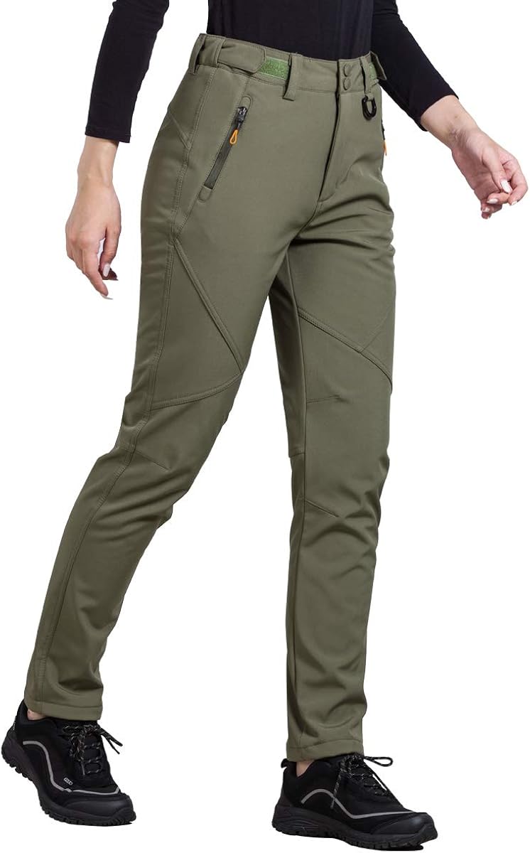 water resistant fleece lined pants