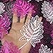 pqdaysun African Lace Fabric Swiss 5 Yards 2019 Nigerian Lace French Beaded Tulle Fabric Wax Fabric for Wedding Party