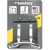 Holstery HammerMaster | Hammer Holder Loop - Clip-On Tool Belt Holster Holds Hammers, Hatchet, or Mallet