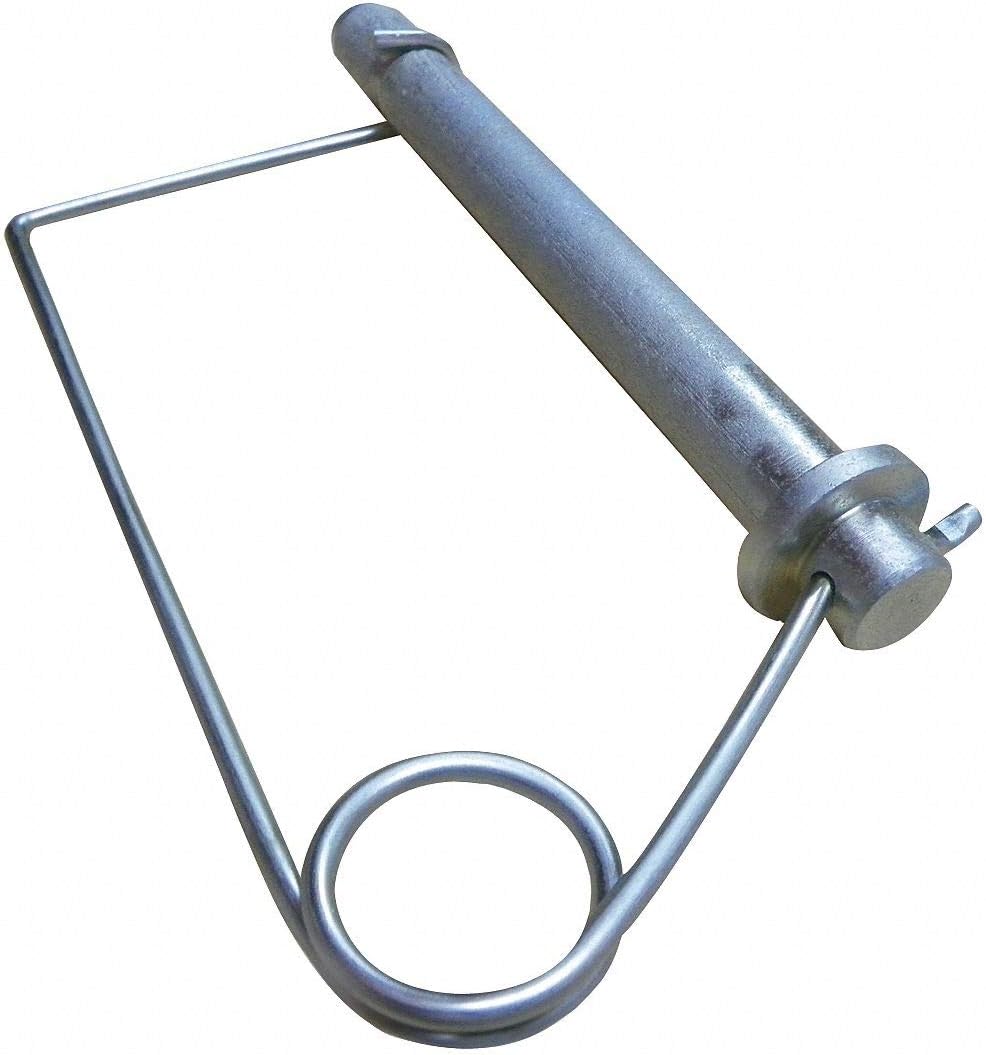 FABORYSteel Coiled Tension Snap Safety Pin, Zinc Finish, 3/4" Pin Dia. U39681.075.0600-1 Each