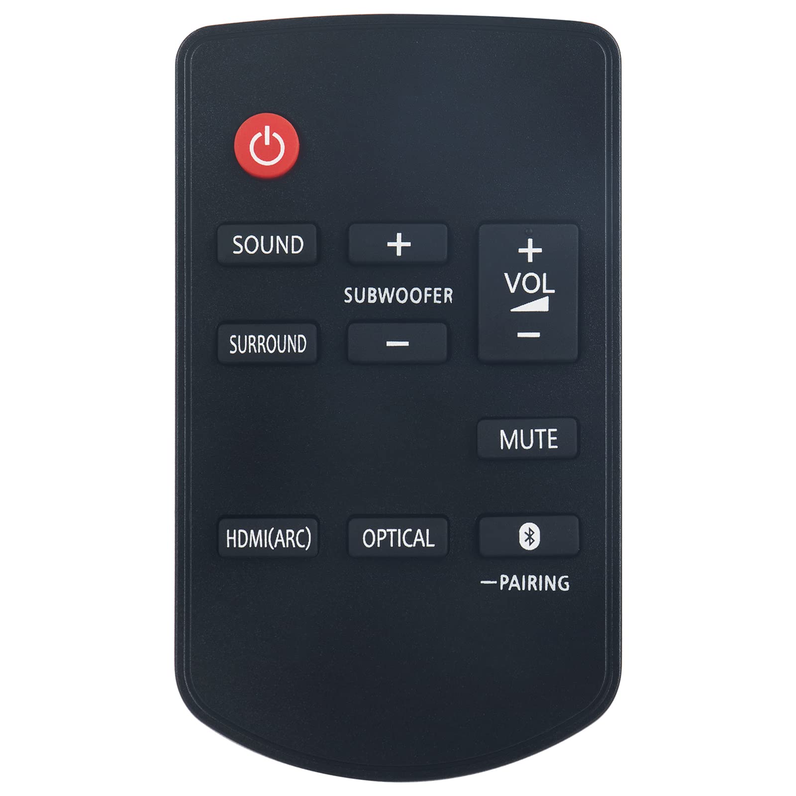 Replacement Remote N2QAYC000133 Sub N2QAYC000115 Fit for Panasonic Home Theater Audio System SU-HTB488 SU-HTB494 SU-HTB498 SC-HTB488EB SC-HTB488EG SC-HTB494EG SC-HTB498EB SU-HTB488EB SU-HTB488EG