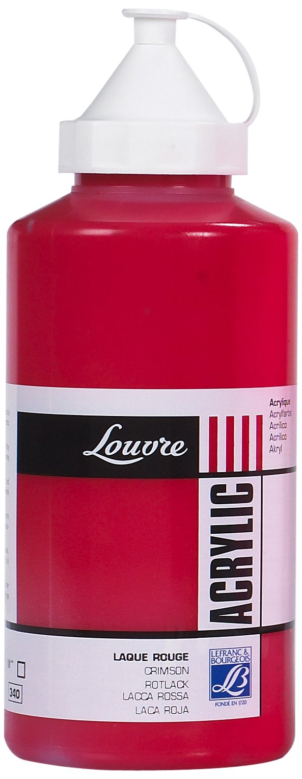 'Lefranc & Bourgeois Louvre Acrylic Paint 200 ml, Acrylic, Siena Gebrannt, 750ml - Acrylfarbe