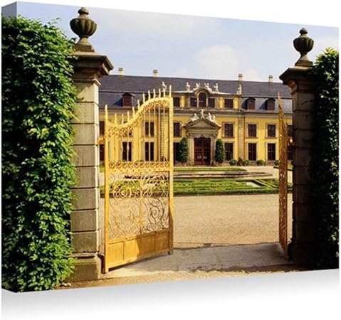 Amazon Co Jp 40x60cm アートパネル ポスター 湿気を防ぐ キャンバスアート インテリア 絵画 城門夏の美しい風景を構築 アートフレーム 取り付けやすい 装飾軽くて取り付けやすい 壁掛け アート 装飾 壁絵 Generic