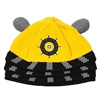 Yellow dalek beanie