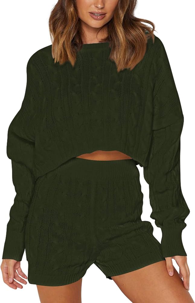 sweater 2 piece short set