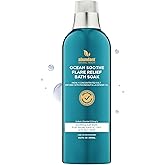 Abundant Natural Health Ocean Soothe Flare Relief Bath Soak with Highly Concentrated Pure Magnesium Salts and Lavender Oil to Help Relieve Problematic and Dry Skin, Safe for Sensitive Skin, 500mL