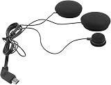 Wresetly Motorcycle Helmet Bluetooth Microphone Speaker Headset Full Universal view 3