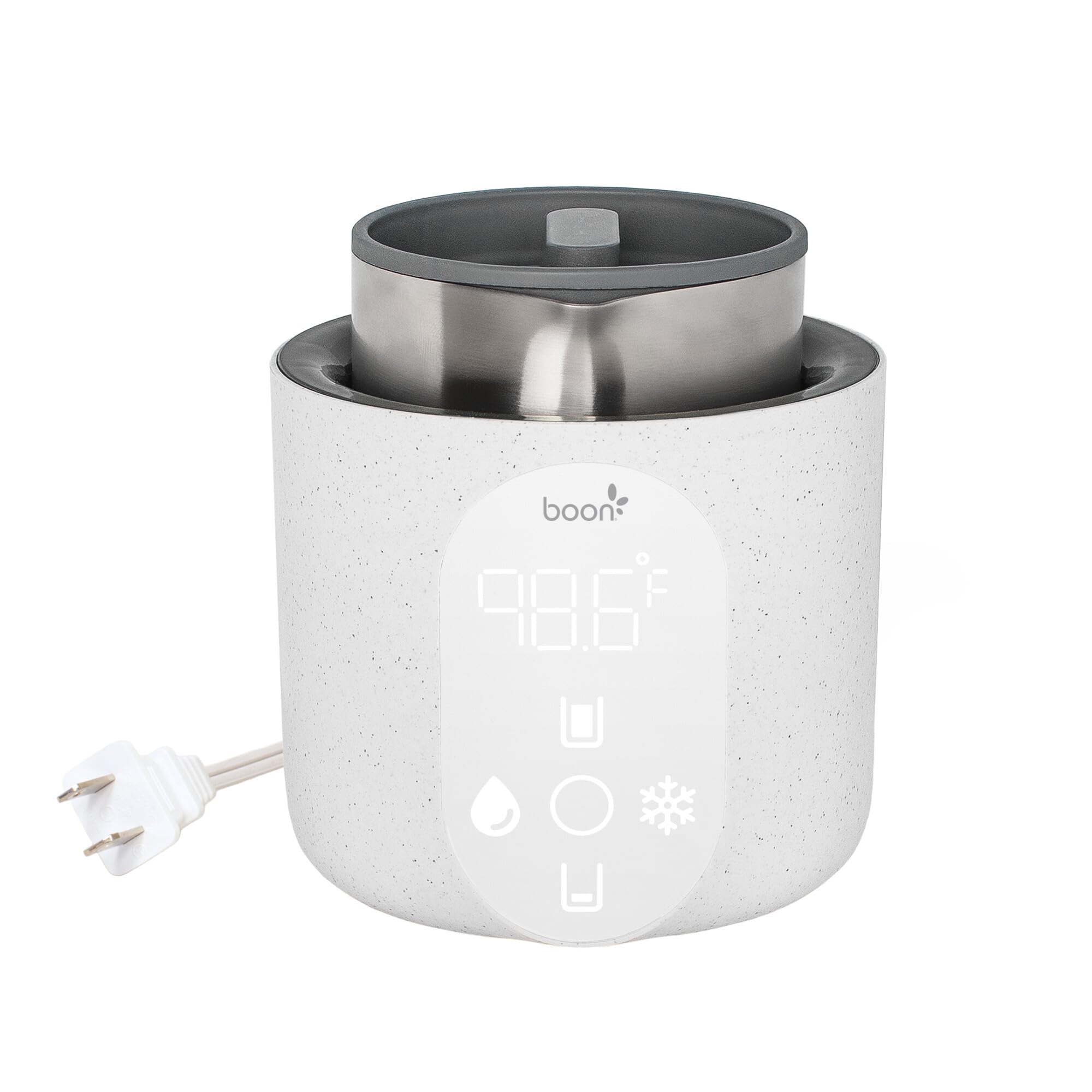 Photo 1 of Boon Tempro Direct Heat Breastmilk Warmer - Retains Nutrients in Baby Formula and Breastmilk - Quick Liquid Warmer with Real Time Temp Reading - Breastfeeding Essentials