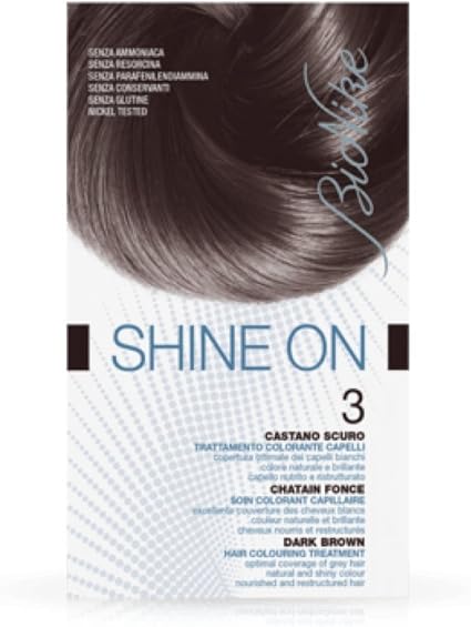Amazon Com Bionike Shine On Treatment Dyes Hair Dark Brown 3 Health Personal Care