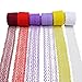 3 Rolls 10 Yards Floral Lace Ribbon Lace Trim Webbing Fabric for DIY Jewelry Making Craft Clothes Accessories Gift Wrapping (Burgundy)