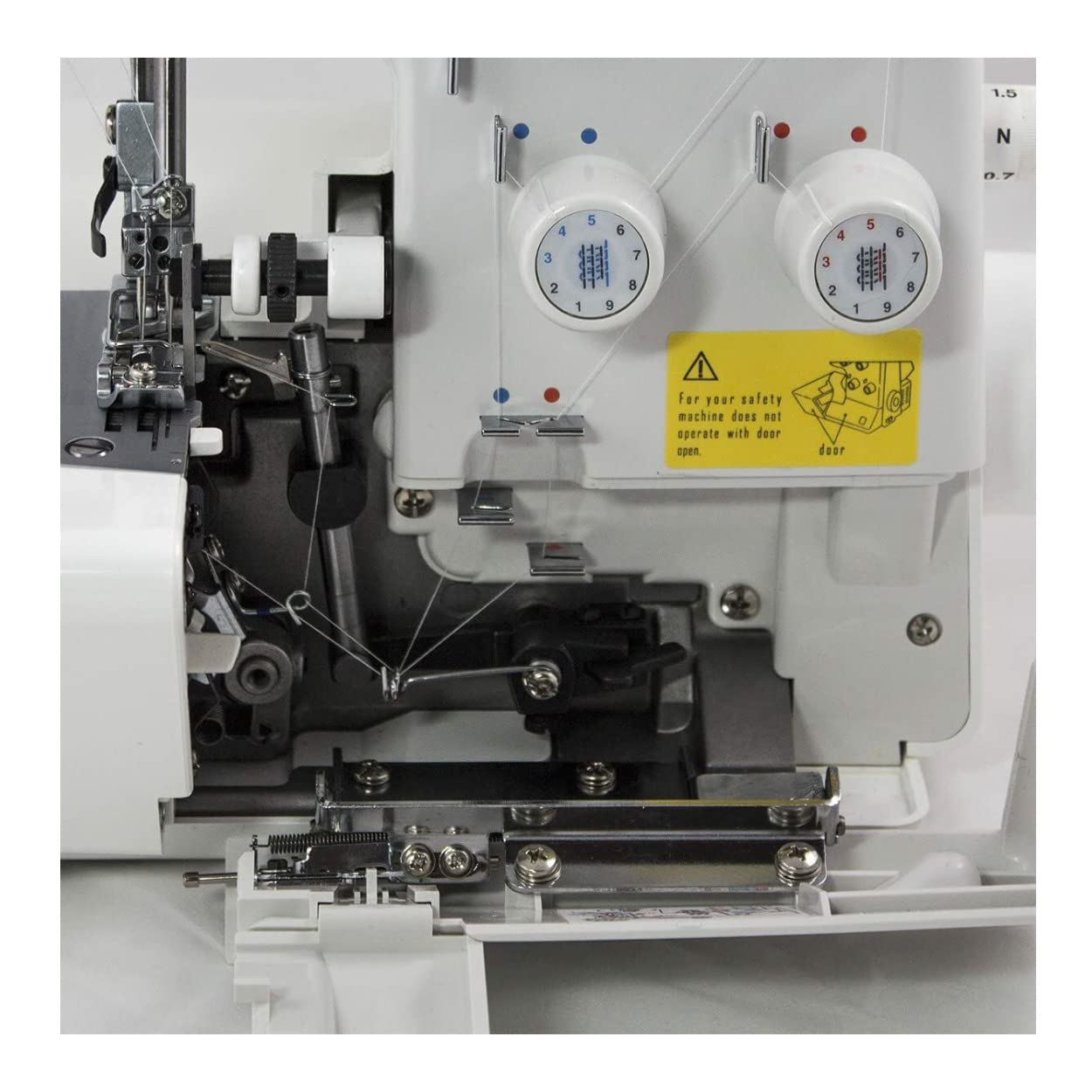 JUKI MO-655 2/3/4/5 Thread Serger Sewing Machine with Pearl Finish