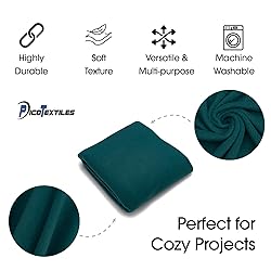 Pico Textiles 2 Yards Bolt - Teal Solid Fleece
