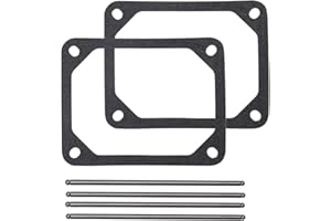 JDLLONG 690981 690982 597785 Push Rods Kit and 690971 Rocker Cover Gasket for Toro LX466 Lawn Tractor