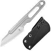 Kizer Cobbler Fixed Blade Knife with Sheath, 2.89 Inch D2 Steel Lightweight Pocket Knife, D2 Handle Hunting Knife, Small EDC Survival Camping Knife, 1057A1