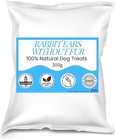 Hungry Pets Premium Natural Dog Treats Rabbit Ears 200g