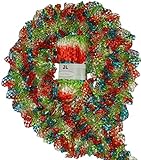 Delta 100g Scarf Ruffle Ribbon Yarn 905 Christmas 44yrds