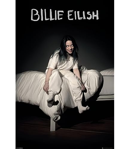 Amazon.com: Eilish Billie Bling Unisex Poster Multicoloured