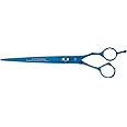 Master Grooming Tools 5200 Blue Titanium Shears — High-Performance Shears for Grooming Dogs - Straight, 7½"