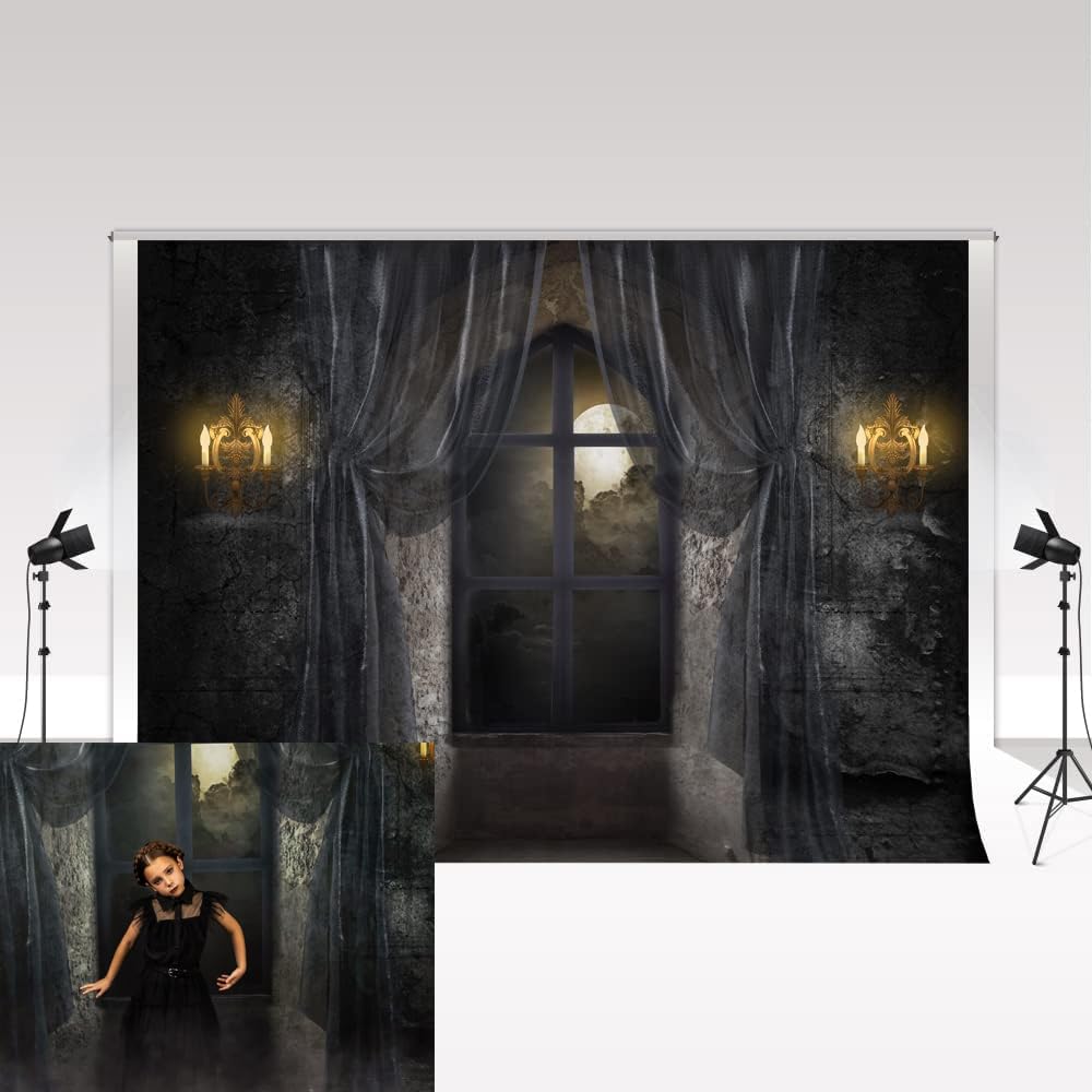 Kate Horror Halloween Night Decoration - 2.2 * 1.5m/7 * 5ft Ancient Prison Decoration for Party, Cosplay & Video Shooting Props — image 1