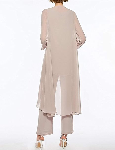chiffon trouser suits for mother of the bride