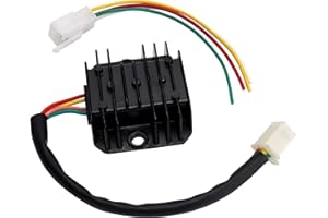 WEIYINGSI Rectifier 4 Wires Voltage Regulator Replacement for Boat Motor ATV GY6 50 150cc Scooter Moped JCL NST TAOTAO