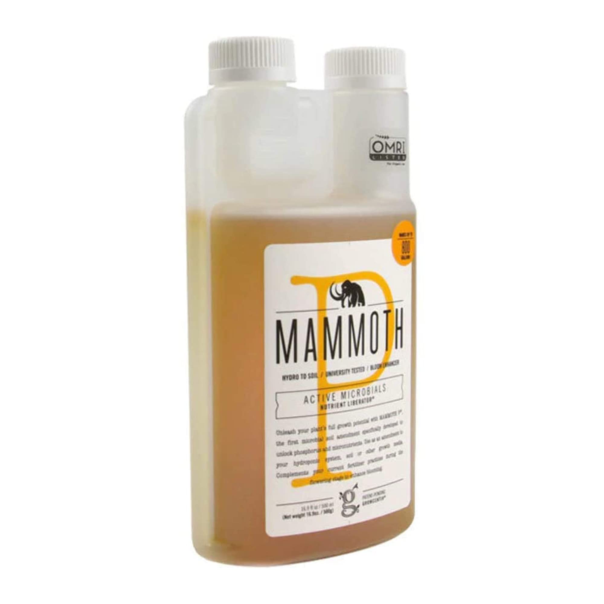 Mammoth Mammoth P 500ml - Organic Microbial Inoculant for Plant Nutrient Efficiency, Bloom Booster, Fertilizer