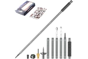 GOUTIME Trekking Pole Tactical Walking Stick, Multifunctional Lightweight Aircraft Aluminum Collapsible Survival Hiking Pole with Storage Bag for Women Men Seniors Camping Backpacking