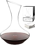 Elegant Hand-Blown Cabernet Wine Decanter/Carafe