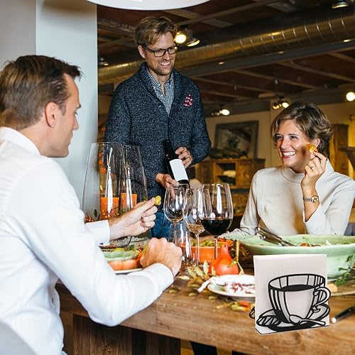 Napkin Holder: Freestanding Tissue Dispenser/Holder; Table Napkin