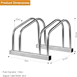 Crystals 2 3 4 5 Bike Parking Rack Floor Stand Wall Mount Steel view 4
