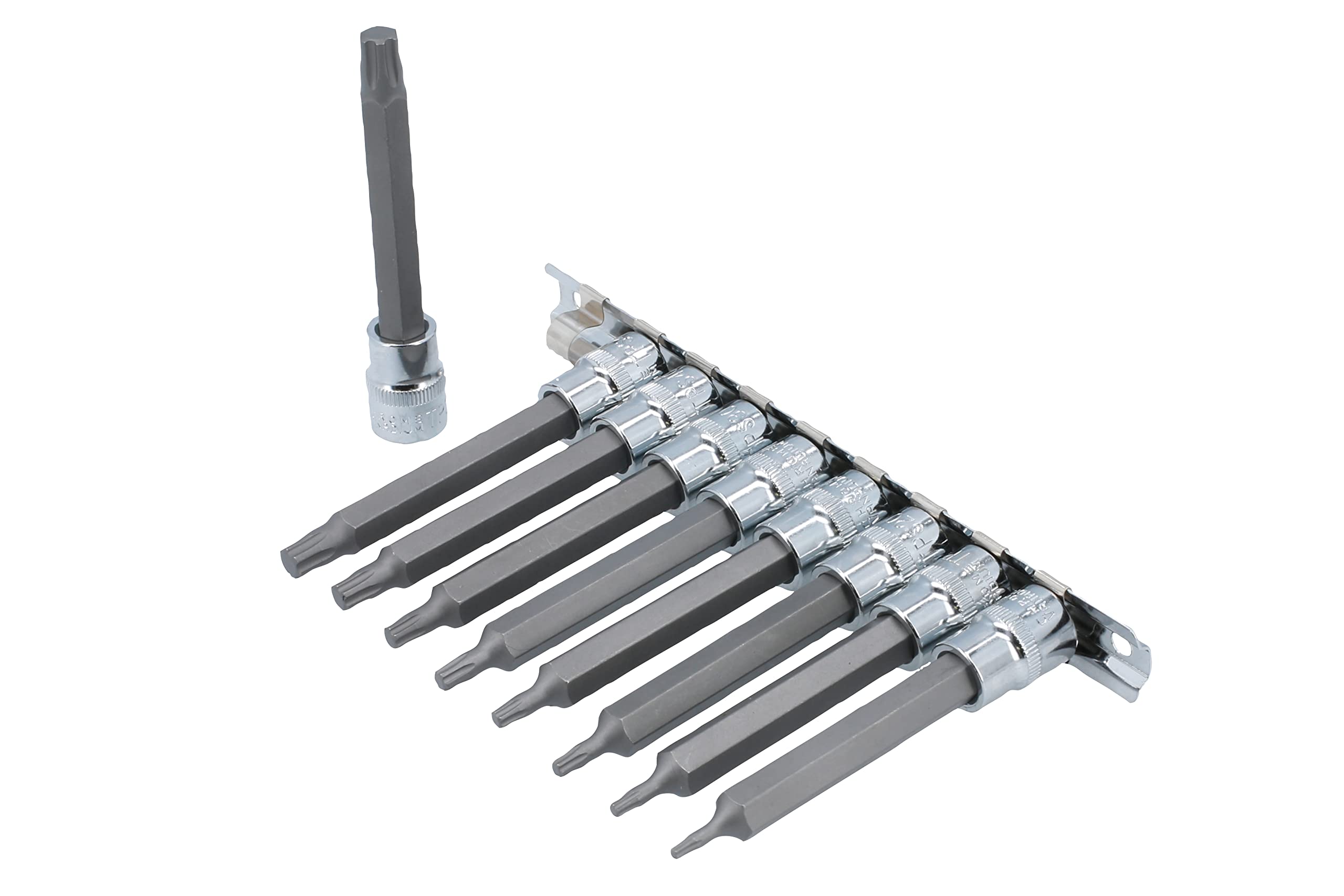 Laser 8482 Long Series Torx Plus® Socket Bit Set 3/8 "D 9pc