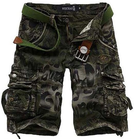 Men's Cargo Shorts, Quick-dry Design, Army Green Medium | Amazon.com