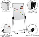 DOeWORKS Kids Easel Magnetic Whiteboard Chalkboard Height Adjustable 360° view 6