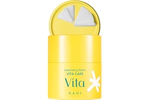KAHI Cleansing Balm Vita Care Niacinamide - Makeup Remover Balm with Vitamin B, C & Yuzu Peel Scrub - Gentle Exfoliating Korean Skincare 1.69 oz