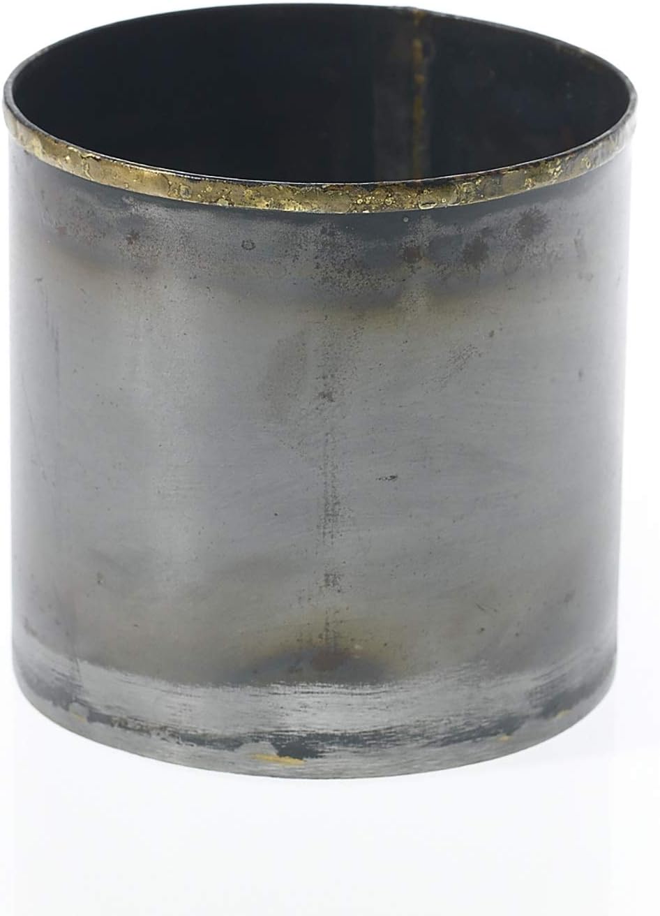 Brushed Metal Planter Pot/Vase